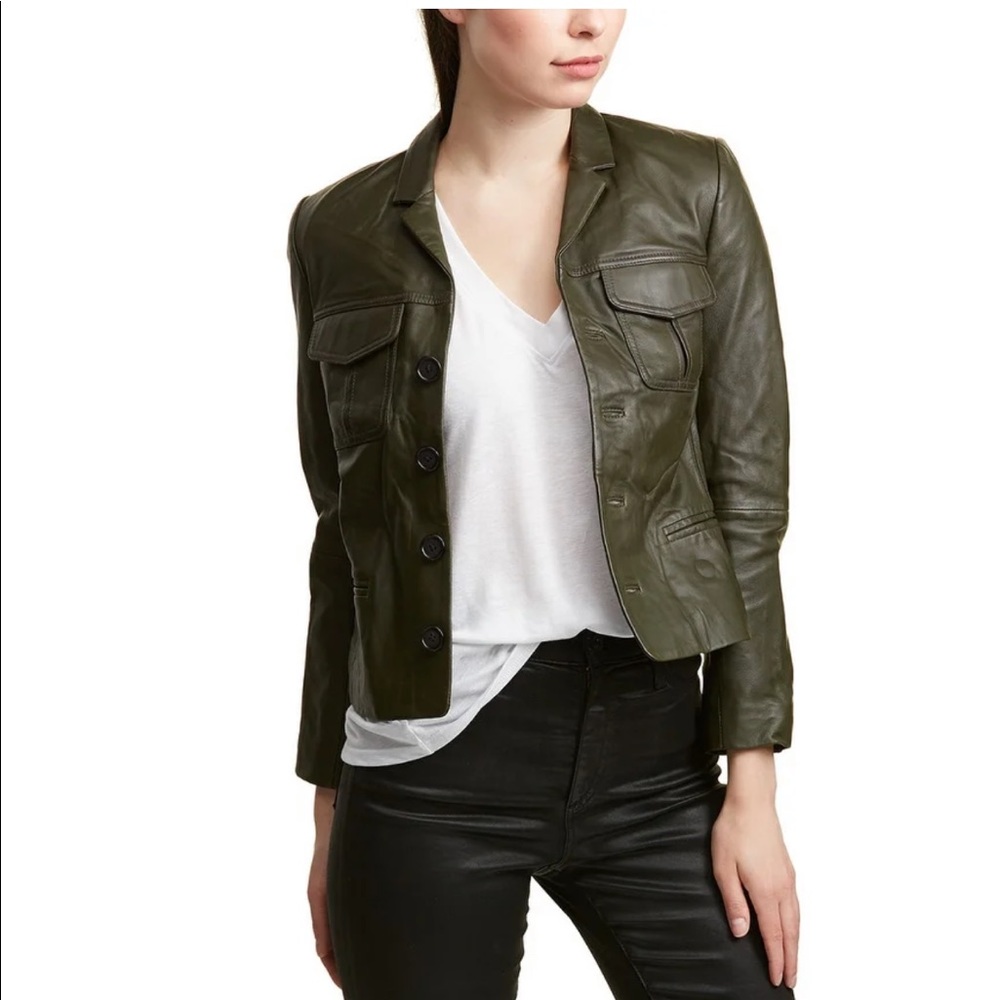 NWOT Zadig & Voltaire Liam Patina DLX Jacket